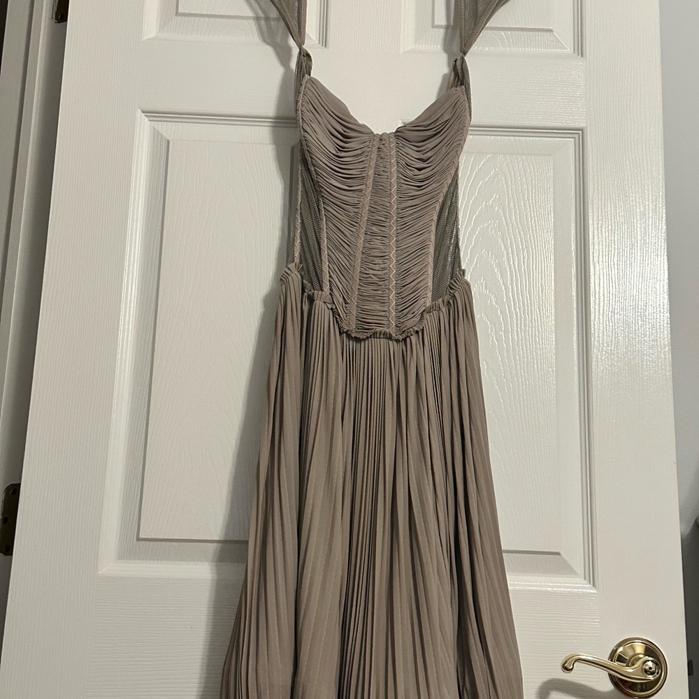 Donna Karan Jersey Mesh Dress NWT - Picture 3 of 9
